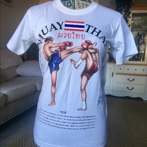 New Muay Thai Kick T-shirt Fitted Small